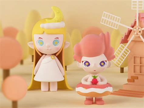 C4D 公仔盲盒练习_神游靓女-站酷ZCOOL