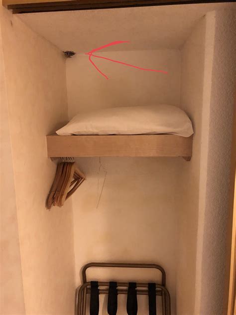 This fire sprinkler in a hotel closet : r/facepalm