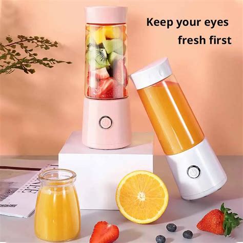 pc wei pink ml usb elektrische entsafter mini tragbare mixer obst
