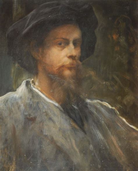 "Self Portrait with Felt Hat" by William Blake Richmond