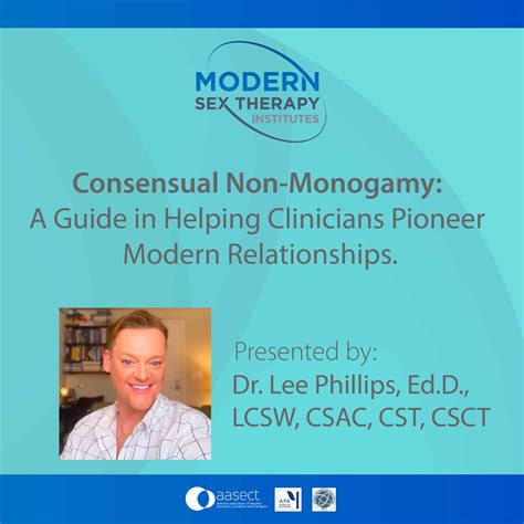 Consensual Non-Monogamy: A Guide in Helping Clinicians Pioneer Modern
