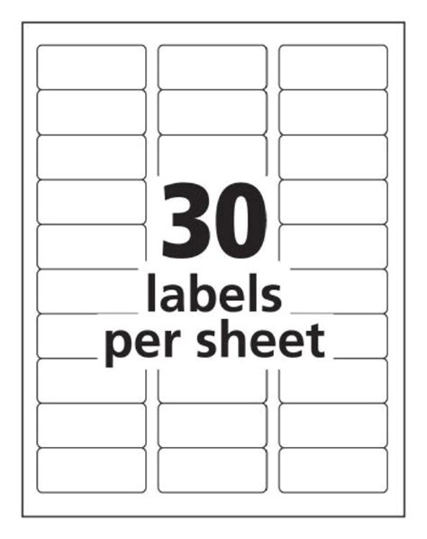 Template for Avery 5160 Labels From Excel – williamson-ga.us