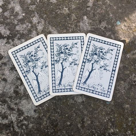 Adult vintage playing cards SET of 5 cards nude playing | Etsy