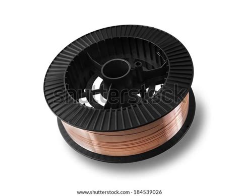 Copper Wire On Spool Isolated On Stock Photo 184539026 | Shutterstock