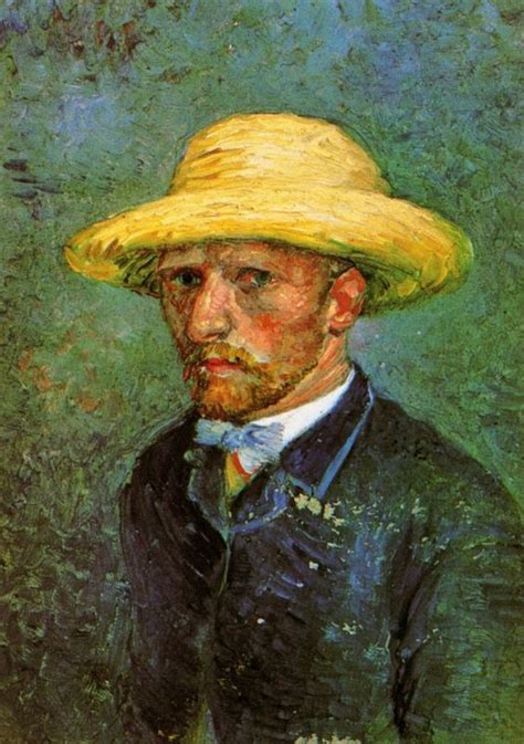 Autorretrato Com Chapéu De Palha - Auto-retrato com chapéu de palha - 1887 Vincent van Gogh | Arte van ...