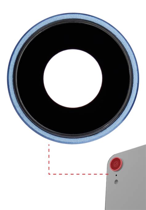 iPhone XR Camera Lens Bracket & Bezel - (Blue) | CellParts