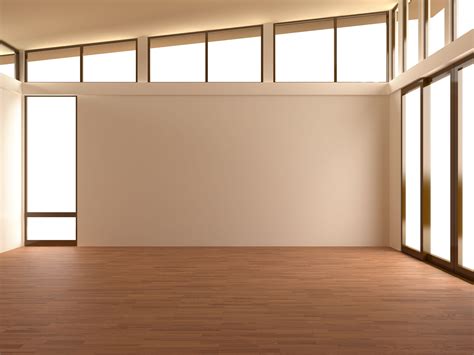 large empty room modern