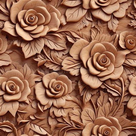 Wooden Ornaments Embody the Concept of Pattern Craftsmanship, Showcasing the Artistry and Skill ...