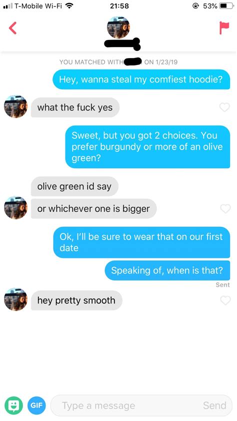The pick up line with a 99% success rate : r/Tinder