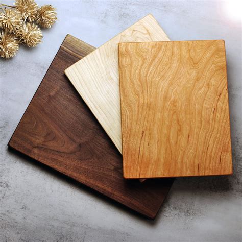 Solid One Piece Cutting Board – Walnut, Cherry, Maple – Single Piece of