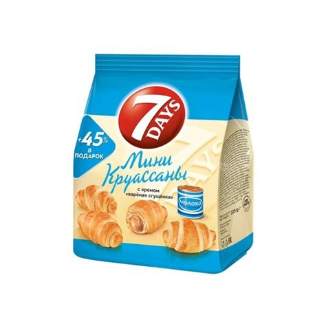 Мини Круассаны 7 Days с кремом "вареная сгущенка" 300 г. купить по цене ...