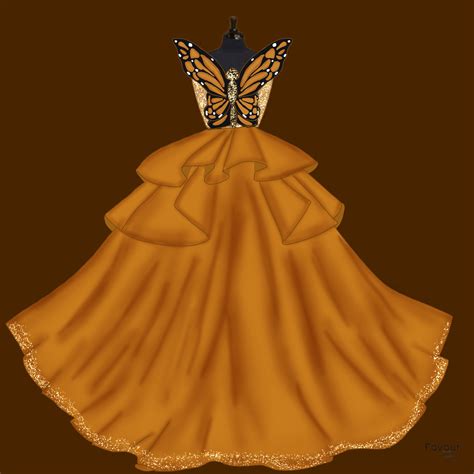Butterfly Dress Illustration at Jordan Perdriau blog