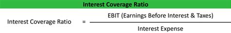 interest coverage ratio formula  analysis