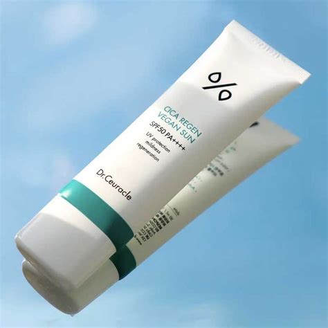 DR. CEURACLE Cica Regen Vegan Sun SPF50+ PA++++ is a multi-functional ...