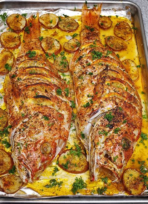 Oven Baked Whole Red Snapper Recipes | Bryont Blog