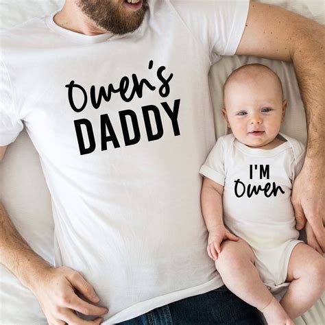 Daddy and Me Family Shirts With Names Mommy Daddy Daughter | Etsy