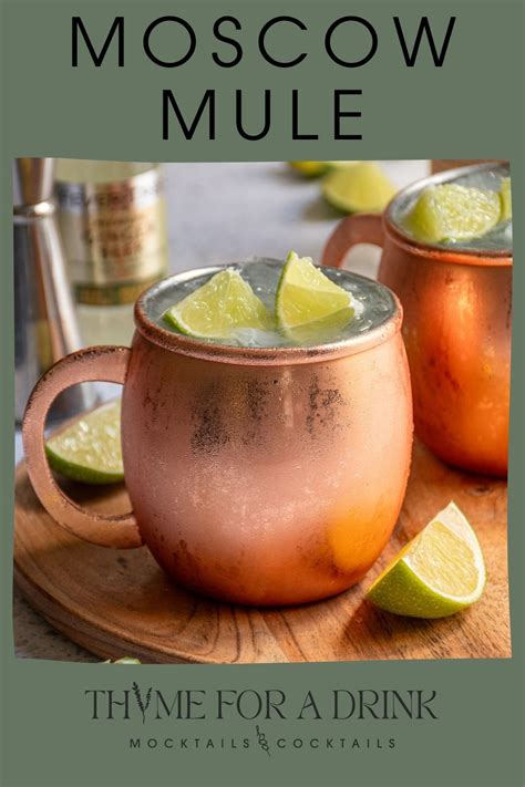 moscow mule recipe thyme   drink