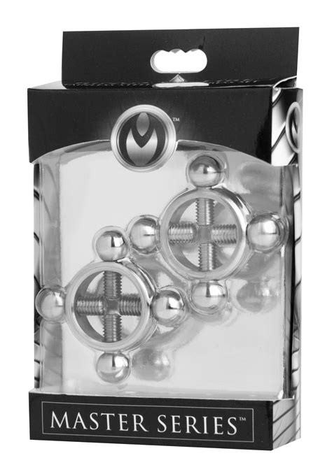 Rings Of Fire Stainless Steel Nipple Press Set - Pleasure Me Sex Toys