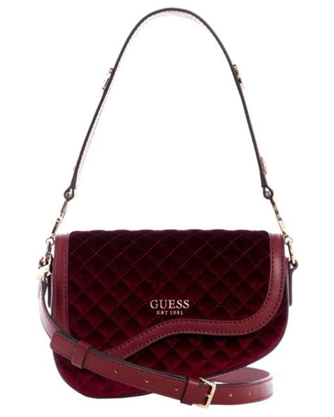 Guess Velvet G Dream Flap Shoulder Bag - Lyst