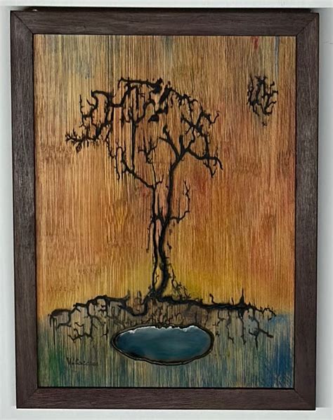 Fractal Wood Burning-021, 8"x10" – Radiant Wood Designs