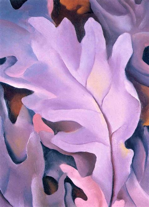 Purple Leaves - Джорджия О’Киф