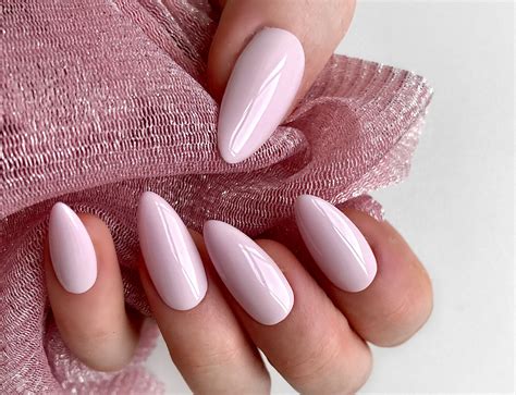 Pale Pink Press on Nails Custom Press on Nails False Nails - Etsy