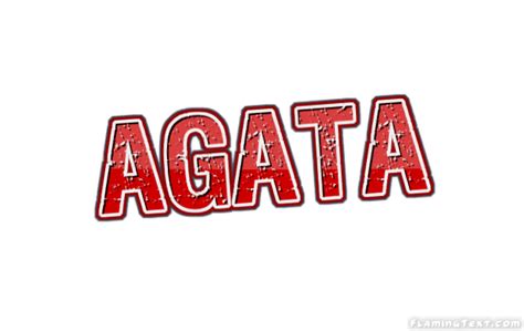 Agata Logo | Free Name Design Tool from Flaming Text
