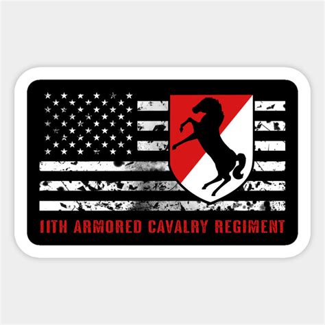 11th Armored Cavalry Regiment - 11th Armored Cavalry Regiment - Sticker ...