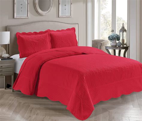Amazon.com: Home Collection 3 Piece Over Size Embossed Solid Color