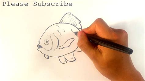 How to Draw a Golfish - Easy Drawings - YouTube