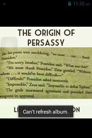 Percy Jackson Funny Quotes And Jokes - The Origin of Persassy - Wattpad