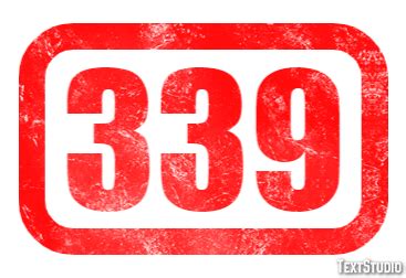 339 Text Effect and Logo Design Number