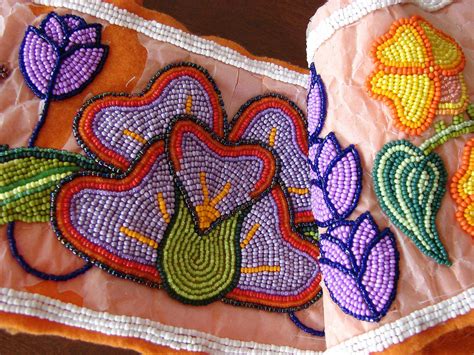 flower beadwork