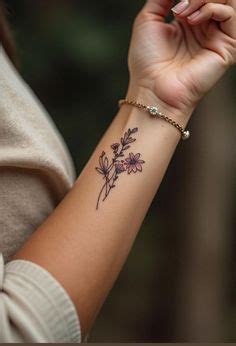 Flower Wrist Tattoos