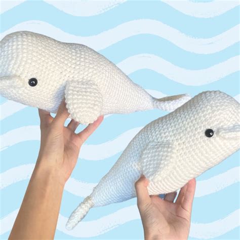 Crochet Beluga Whale Pattern - Etsy