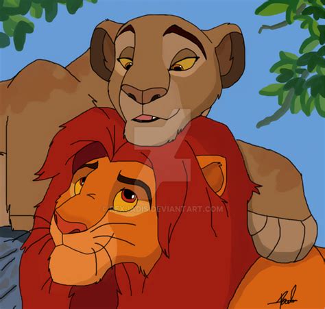 Sarabi and Simba by rexjadis on DeviantArt