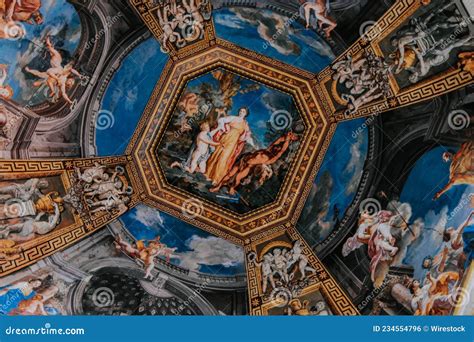 Amazing Interior of One of Vatican Museums Editorial Photo - Image of history, church: 234554796