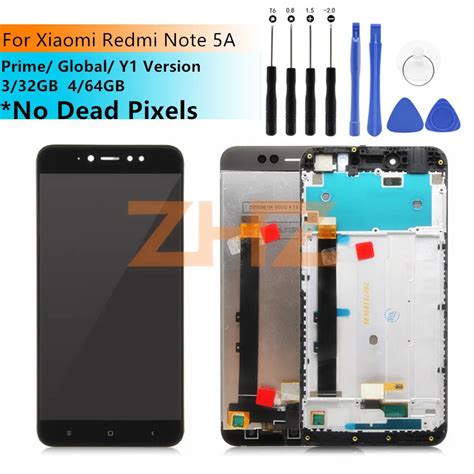 720x1280 IPS Display For XIAOMI Redmi Note 5A Prime LCD Touch Screen ...