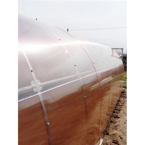 Сотовый поликарбонат GREENHOUSE-nano, цвет прозрачный, размер 2100x6000 ...