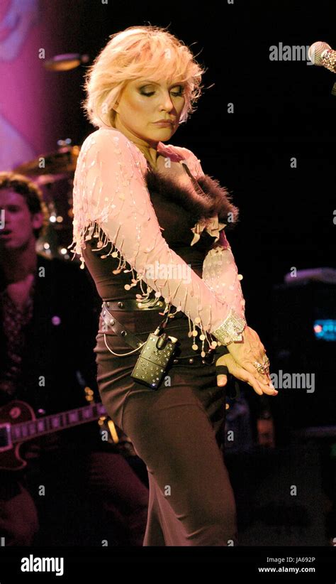 BLONDIE - Debbie Harry - performing live in concert at the Apollo Stock ...