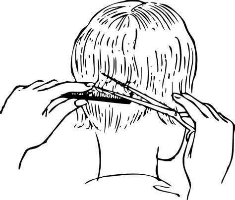 svg trimming hairstyle cut work  svg image icon svg silh
