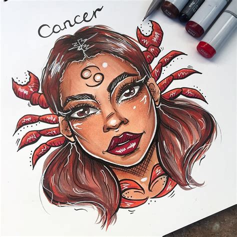 Pinterest @anyra_h ️ (With images) | Zodiac art, Zodiac signs cancer, Art