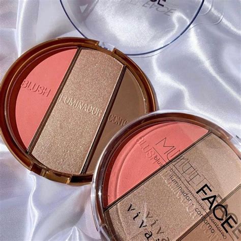 Paleta Blush Contorno E Iluminador