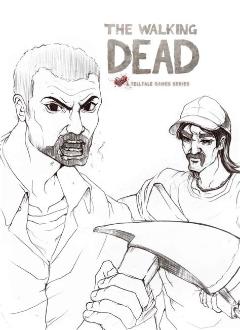 Walking Dead Fanart Lee and Kenny by bankgarmo on DeviantArt