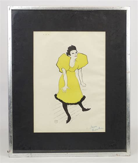 Henri De Toulouse-Lautrec Lithograph – COPAKE AUCTION