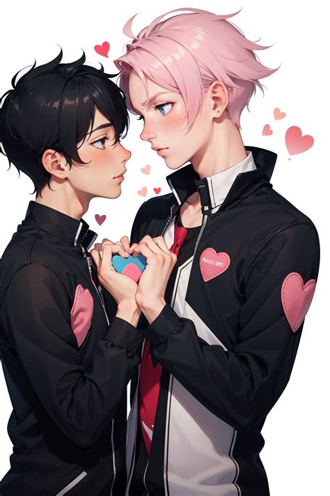 boys coupleyaoi gay san  image created  soloimageai tensorart