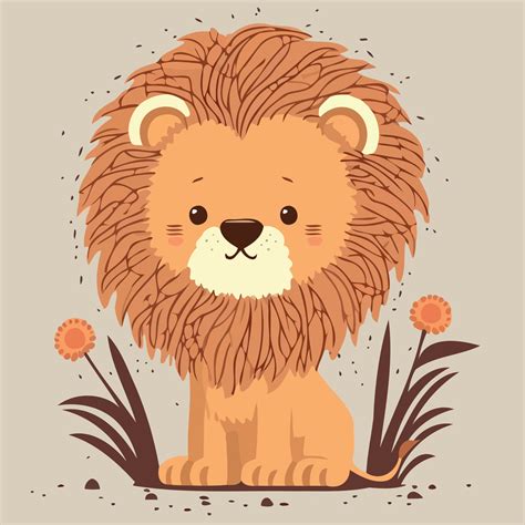 African lion mammal carnivore animal body 20451605 Vector Art at Vecteezy