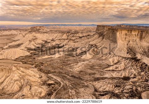 Drone Aerial View Bardenas Reales Desert Stock Photo 2229788619 | Shutterstock