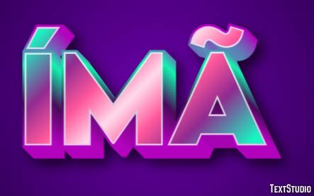 Como Se Escreve A Palavra Imã - Ímã Efeito de texto e desenho de logotipo Palavra