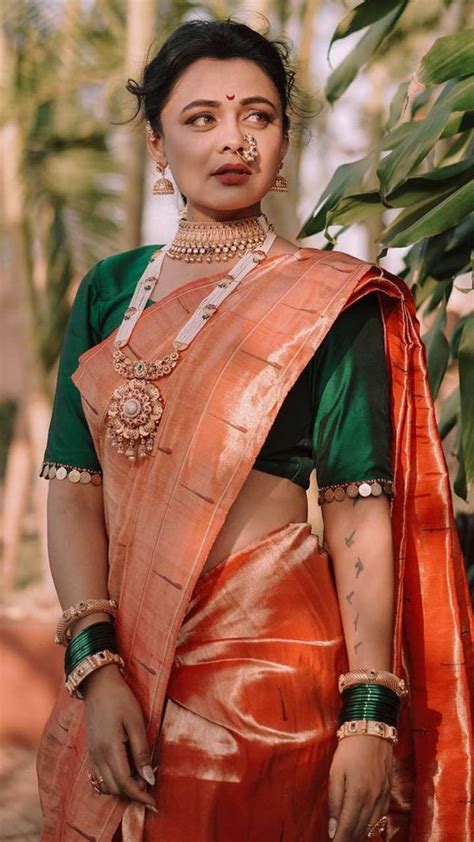 prarthana behere ethereal sarees   marathi wedding